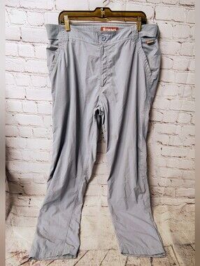 Simms Fishing Superlight Nylon Pants XL Sun Bug Protectant Blue Hiking Pants
